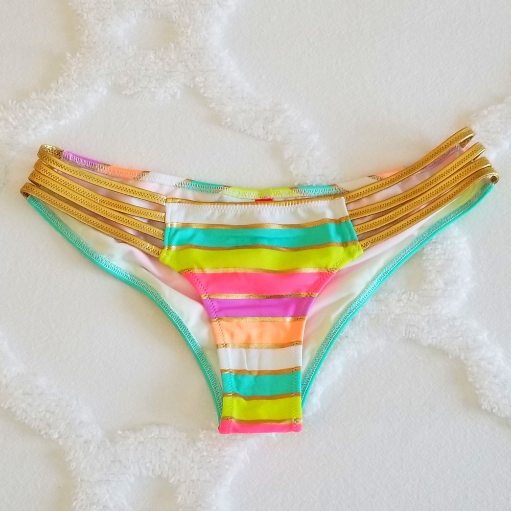 Victoria's Secret Rainbow Bikini Bottoms